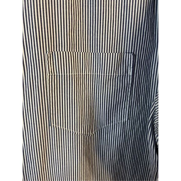 Lucky Brand 100% COTTON black striped, Embroidered Striped Size XL (0387) - Picture 4 of 7